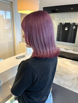 ナンブ セントラル(nambu-CENTRAL) ダブルカラー、モーヴピンク