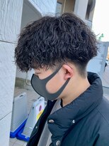 ジーニー 新百合ヶ丘(Genie) ダークアッシュニュアンスパーマ韓国マッシュベリーショート