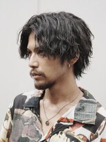 フィフス 原宿(fifth) 原宿ツイストスパイラルパーマメンズカットセンターパート30代