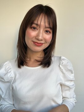 カバーヘア ブリス 北浦和(COVER HAIR bliss) 大人可愛いココアグレージュウルフレイヤーp1北浦和20代30代40代