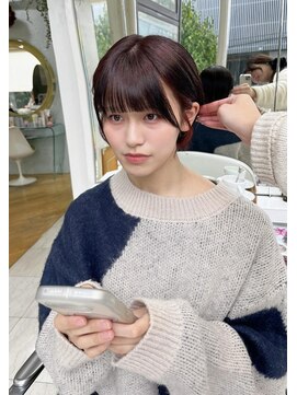 オブヘアージユウガオカ(Of HAIR Jiyugaoka) 【伸ばしかけボブ】