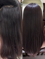 フォルテ 横浜店(FORTE)&nbsp;うねりや広がりを抑えて、毛先までまとまる艶ストレートに。