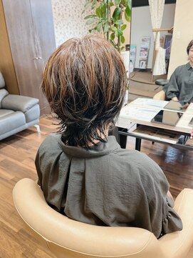 ヘアースペース レガッタ(hair space Regatta) パーマ×アンブレラカラー