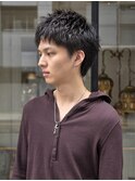 ナードショート/メンズヘア/束感/ウルフ/立川/短髪