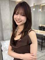 ロンドシエル 横浜(Lond ciel)&nbsp;韓国風レイヤーカット/ミディアムレイヤー/ハッシュカット/横浜