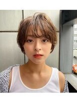 ランド(Land.)&nbsp;面長解消《20代30代》流せる前髪/くびれショート/耳掛けショート