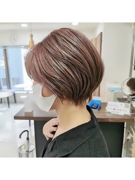 フラッグヘア 新宮店(Flag HAIR) ダブルカラー☆グレーピンク