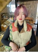 シルバーグレー／暖色系カラーパンク