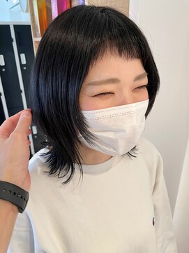 ミーナ バイ アーバン(Meena by urban.) 【ANNEXハザマ】顔周りレイヤー×外ハネショートウルフ