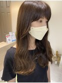 顔まわりレイヤー波巻きスタイル♪Narito