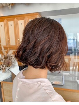 ユラギフロムユイマァル 水島店(YURAGI from YUIMARL) ボブでもコテ巻き風パーマ♪