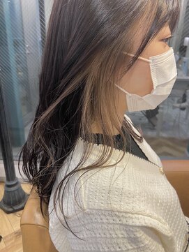 ロンド 銀座(Lond) 【春日美月】結んで隠れるインナーカラー