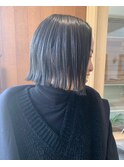 切りっぱなしボブ