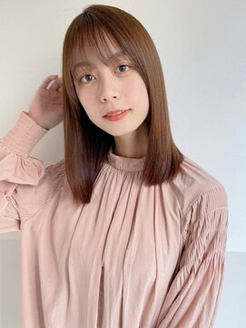 ハニーシブヤ(HONEY shibuya) 【HONEY渋谷】ツヤツヤ美髪ストレート×ベージュブラウン★