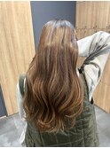 《ロングカット×ハイライト》イメチェン/似合わせカット/林愛華