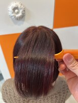 ハッピーオレンジライフサロン アヴァンタージュ Happy Orange Life Salon&nbsp;酸性ストレート＋ヘアカラー　３０代～４０代