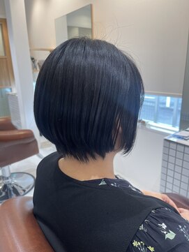 ファスナーグランデ(fustener grande) グラボブ×ブルーブラック