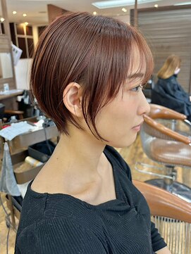 サンタフェ 岐阜島店(Santa'Fe) Santa'Fe式脱白髪染め白髪ぼかし/ショート