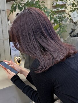 パークレーン アイス イヴェン(park lane ICI yeven) ブリーチなし 暖色カラー ワインレッド ボルドー/momoka