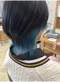 艶髪×ターコイズブルー