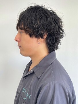 ラギッド 大野城店(RUGGED) メンズウルフ　マッシュパーマ　ナチュラルパーマ　カジュアル