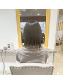 白髪ぼかしカラー×グレージュ