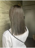 レイヤーカット/オリーブグレージュ/韓国//ブリーチなし/恵比寿