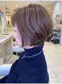 30代40代50代60代大人可愛いマッシュショートボブウルフカット