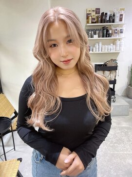 ラ キング(LA KING) マッシュウルフボブヘア前髪レイヤーボブ着物ブリーチなしカラー