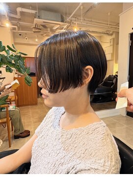 ミケイ(mikei) ハンサムショート × ジアミンフリーカラー