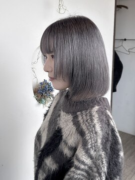 シーン(hair design SCENE) ダークグレージュカラー