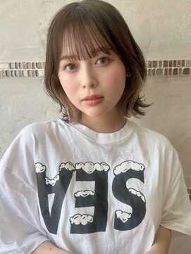 シルクレイ 新宿店(Silk-lei) ☆人気No.1 大人可愛いくびれボブ インナーカラー 新宿