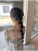 ヘアアレンジ ヘアセット お呼ばれヘア