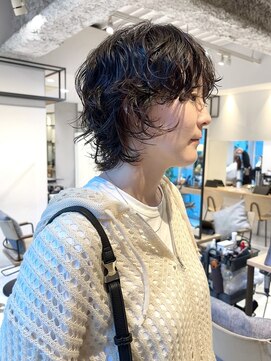 暗めカラー/韓国風巻き/レイヤーカット/髪質改善/縮毛矯正/銀座