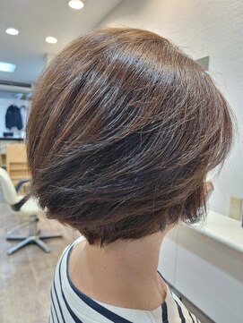 【白髪染め/白髪ぼかし】グレージュカラー