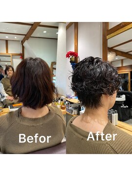 サトシオダクラ(SATOSHI ODAKURA) くしゅくしゅパーマ