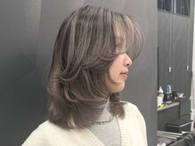 マテリアル(material)の雰囲気（#筋感重視のバレイヤージュヘア/会津若松／海外レイヤーカット）