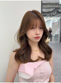 韓国ヘアといえばくびれヘア