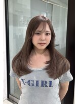 アッシュ 吉祥寺店(Ash)&nbsp;【ブリーチ履歴 赤み無しへ】寒色ベージュで透明感カラーを