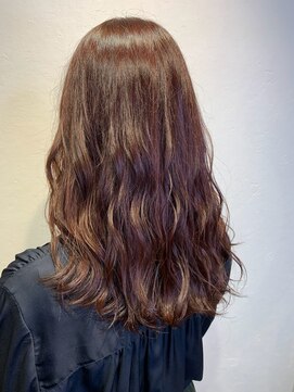 エイム ヘア デザイン 町田店(eim hair design) ピンクブラウン/ロングウェーブ/暖色系カラー/髪質改善