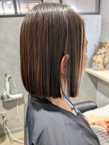 リンク(Link)&nbsp;切りっぱなしボブ☆縮毛矯正