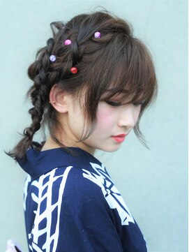 グラスペディア(graspedia) 編み込み浴衣