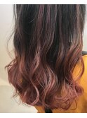 【GOOD DAY HAIR】《毛先カラー　ピンク》　下北沢