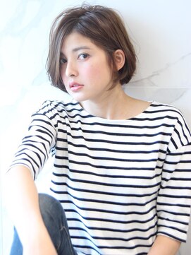 エムスラッシュ 横浜元町店(M.SLASH) ■くせ毛風・耳かけ小顔アシンメトリーボブM.SLASH元町25-10★!