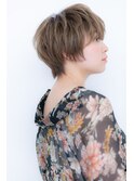 くすみカラー束感くせ毛ショートマッシュZ川口10代20代30代