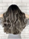 大人ロングヘアー♪ ハイライトグラデーション