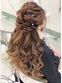TAKAKOstyle☆ツイスト編み ハーフアップ