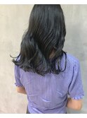 [kichi.] セミロング×ダークブルージュ