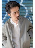 メンズアップバング×束感ショートマッシュ