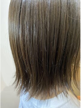 ルー(loup) ブラウンベージュ/ミルクティーベージュ/外ハネボブ